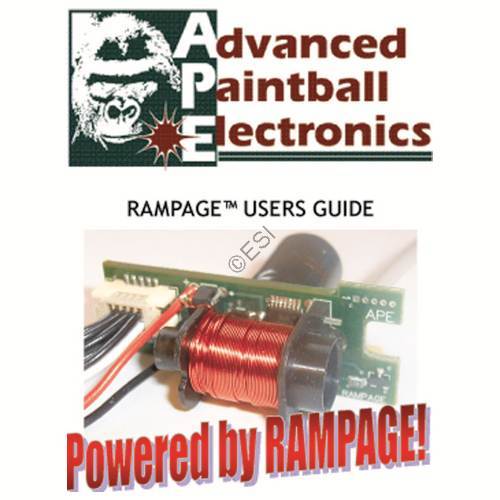 Smart Parts Ion APE Rampage Board Manual - TippmannParts