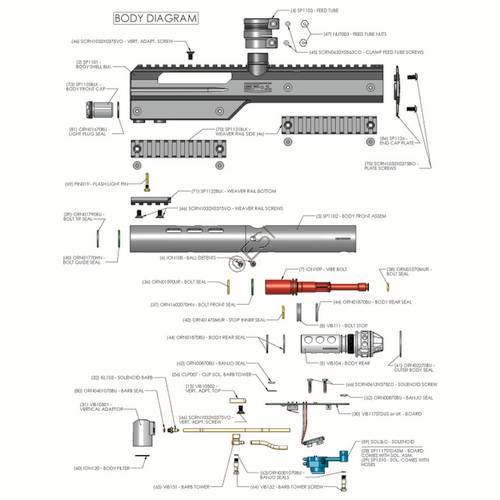 Smart Parts SP1 Parts and Diagram – TippmannParts