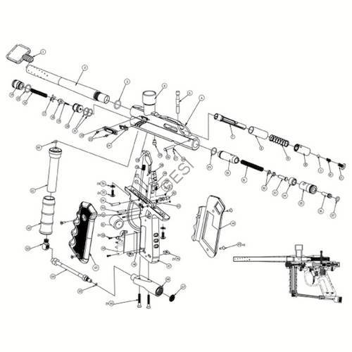 Stryker EMX 1000 Diagram - TippmannParts
