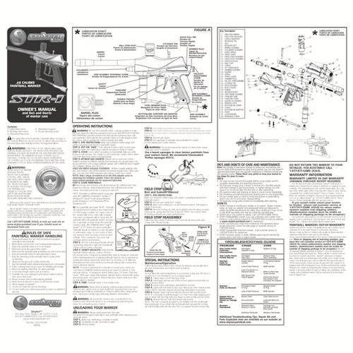 Stryker STR-1 Manual - TippmannParts