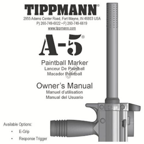 Tippmann A-5 Basic 2011 Manual - TippmannParts