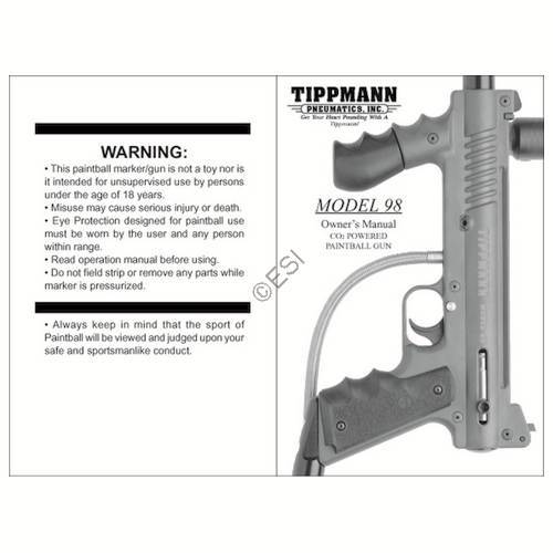 Tippmann Model 98 Manual - TippmannParts