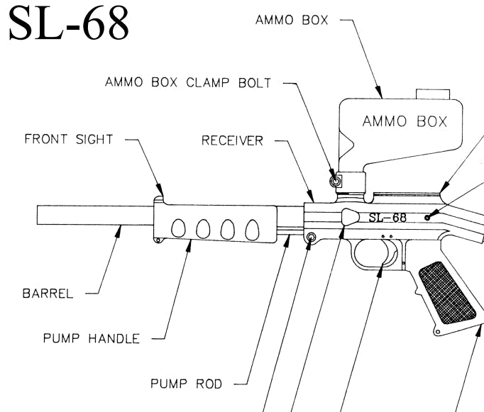 Tippmann SL-68 Diagram - TippmannParts