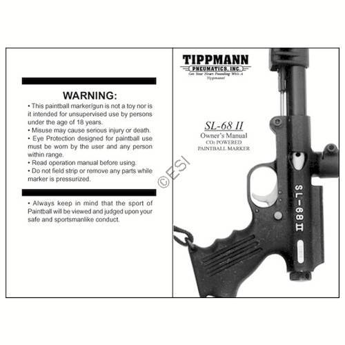 Tippmann SL-68 II - Generation 1 Manual - TippmannParts