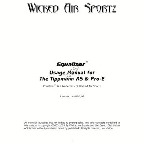 Tippmann WAS Board v1 Manual - TippmannParts