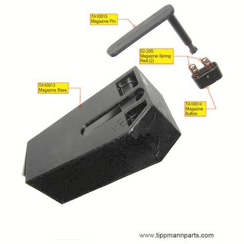 Tippmann X7 Magazine Base Diagram - TippmannParts