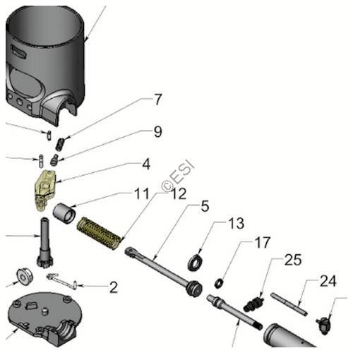 Tippmann X7 Phenom Cyclone Feed System Diagram v3 - TippmannParts