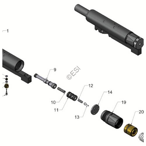 Tippmann X7 Phenom Flex Valve Diagram v3 - TippmannParts
