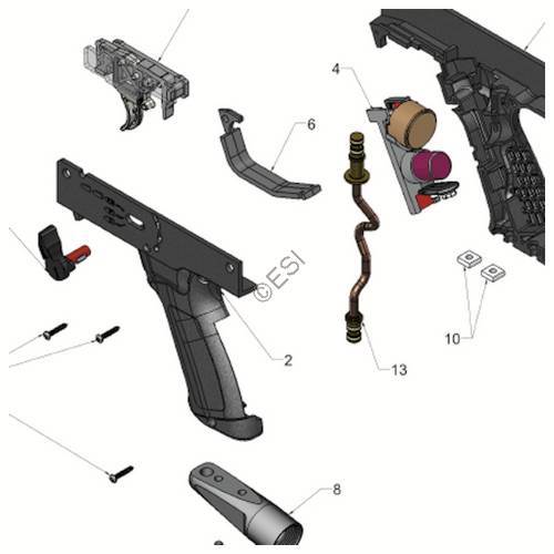 Tippmann X7 Phenom Lower Receiver Diagram v3 - TippmannParts