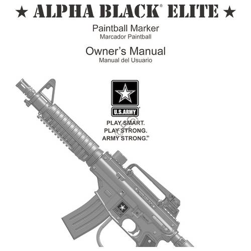 US Army Alpha Black Elite Manual - TippmannParts