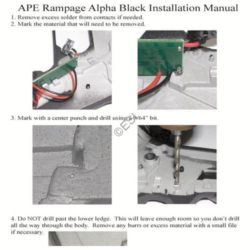 US Army Alpha Black Upgrade Board Installation VS Manual 2010-09-11 - TippmannParts