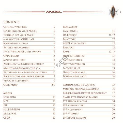 WDP Angel 1 Fly Gun Manual - TippmannParts