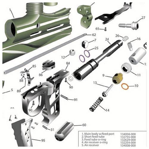 Worr Game Products Superstock Diagram - TippmannParts