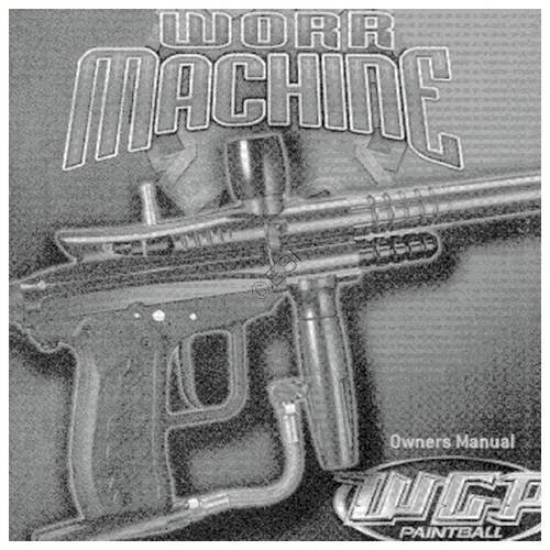 Worr Game Products Worr Machine Gun Manual - TippmannParts