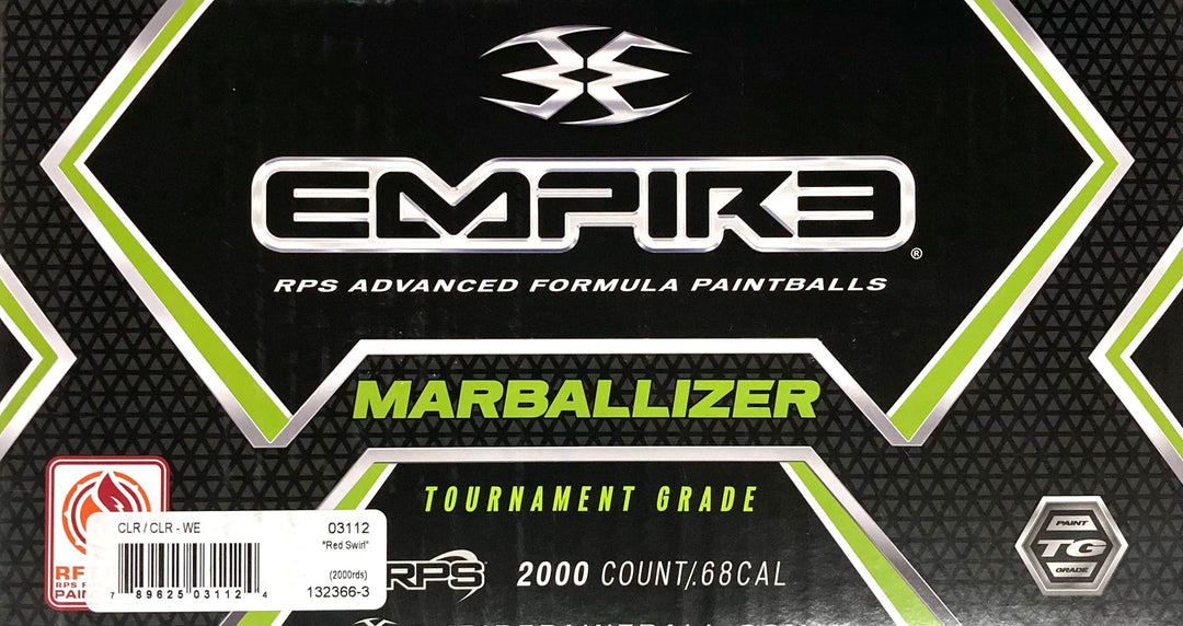 Empire Field Marballizer 68Cal Paintballs - 2000ct Case - Yellow