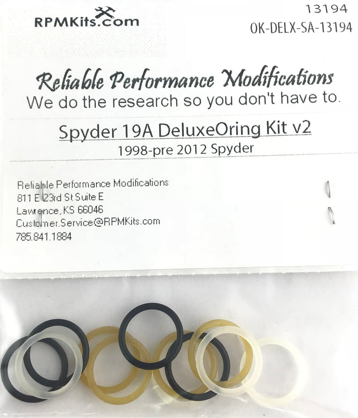 RPM Spyder 19A DeluxeOring Kit v2