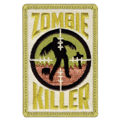 Rothco Zombie Killer Rectangle Morale Patch