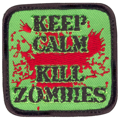 Rothco Keep Calm Kill Zombies Square Patch