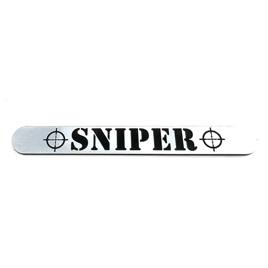 TechT Paintball Products Gun Tag - 'Sniper