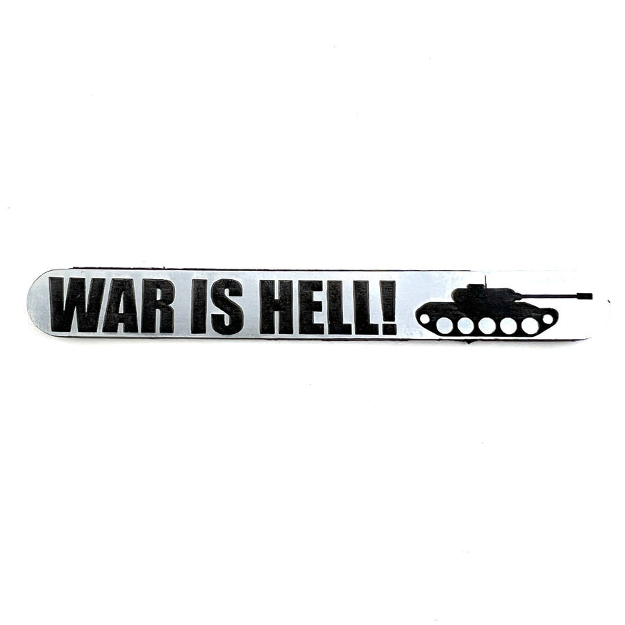TechT Paintball Products Gun Tag - 'War is Hell'