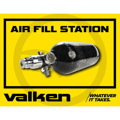 Valken Paintball Vinyl Air Station Field Sign with Grommets