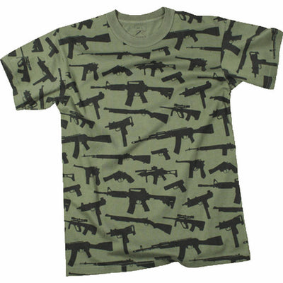 Rothco Guns Printed Tshirt