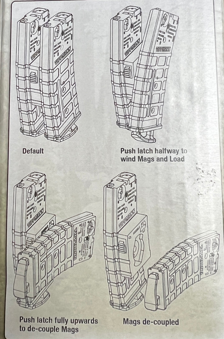 Tippmann Dual 68 Cal Magazines with Coupler (2 pack) - For TMC and Stormer Elite