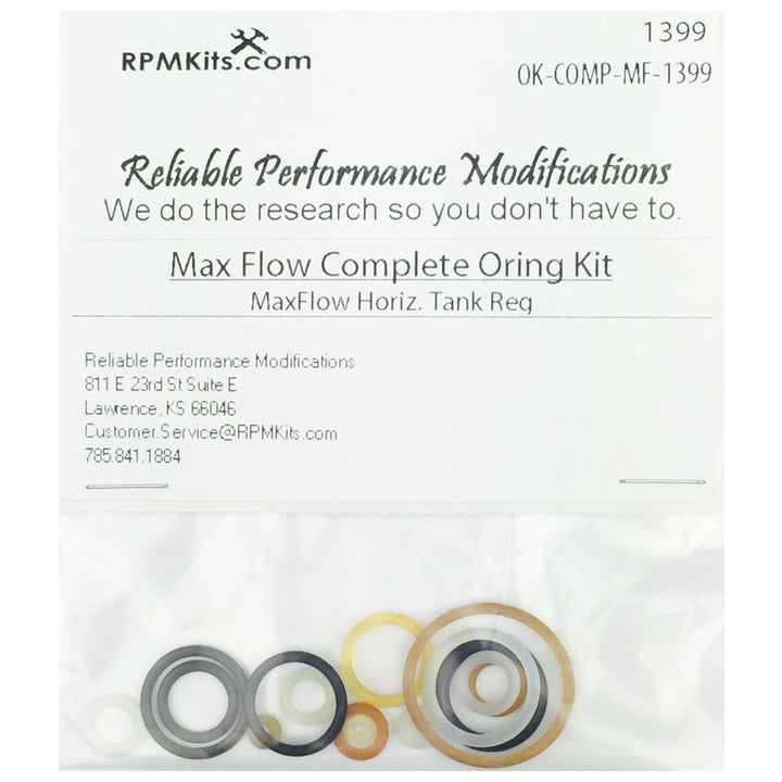 RPM Complete Max Flow Oring Kit [Max-Flo Horizontal]