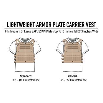 Rothco Lightweight Armor Carrier Vest
