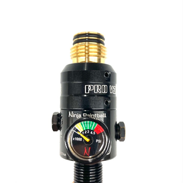 Ninja PRO V3 Regulator with Brass Bonnet for 4500psi HPA Tanks