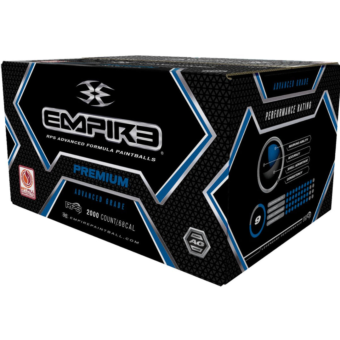 Empire Premium 68Cal Paintballs - 2000ct Case (Pink Shell Pink Fill)