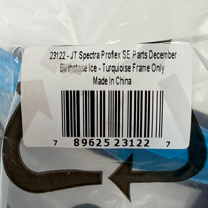 JT Spectra Proflex SE Frame Only - Birthstone - Ice - 12 December - Turquoise Blue