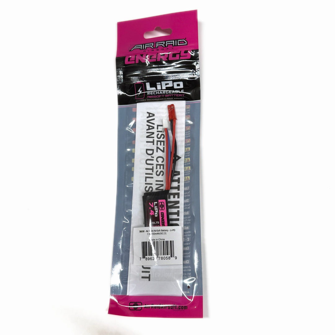 Air Raid Airsoft LiPo Battery 7.4V