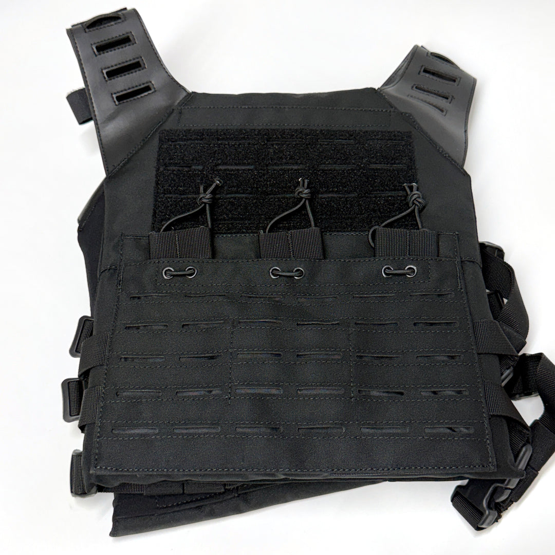 Air Raid Laser Cut MOLLE Plate Carrier with Triple Magazine Pouch
