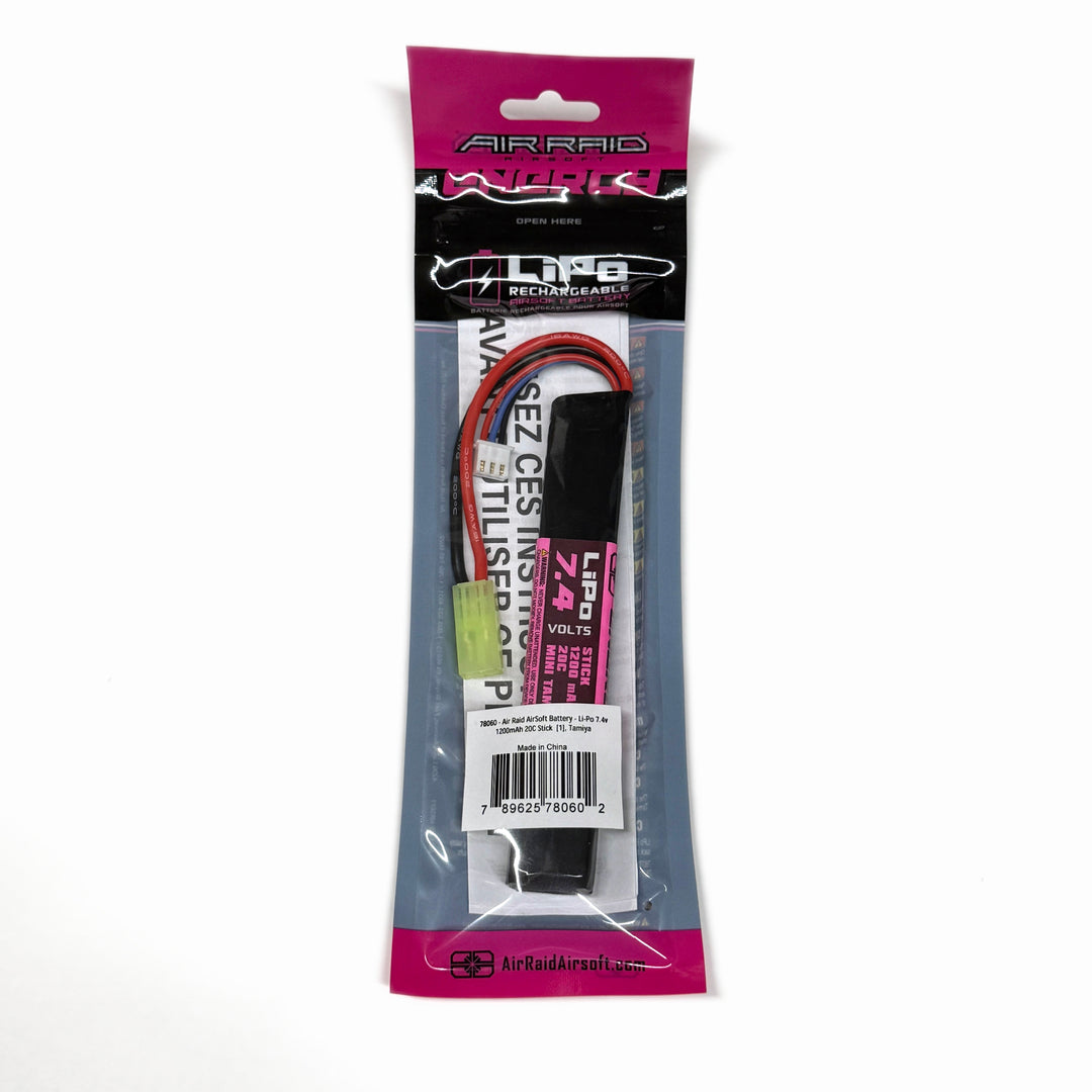 Air Raid Airsoft LiPo Battery 7.4V
