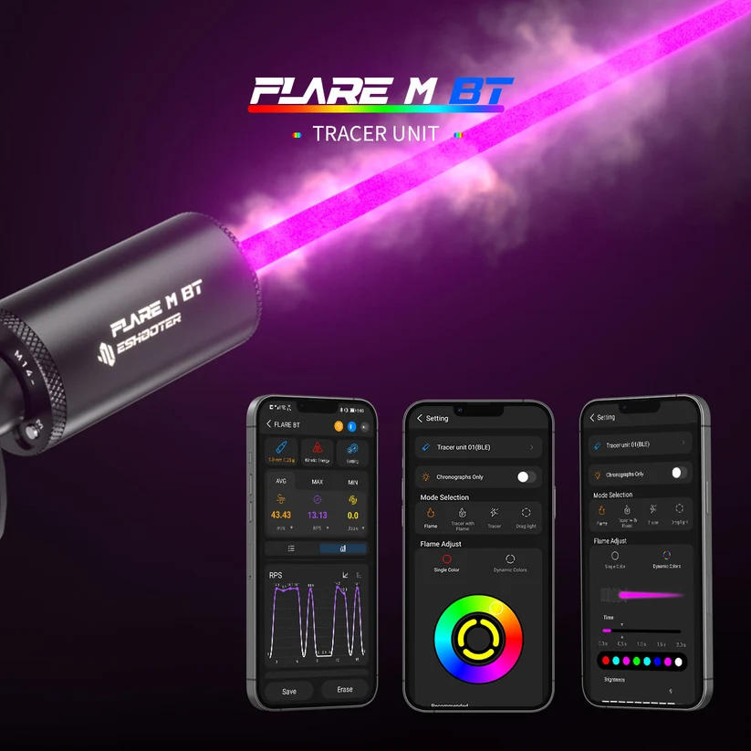 Raven Evolution ESHOOTER Flare M BT Tracer Unit with Chronograph