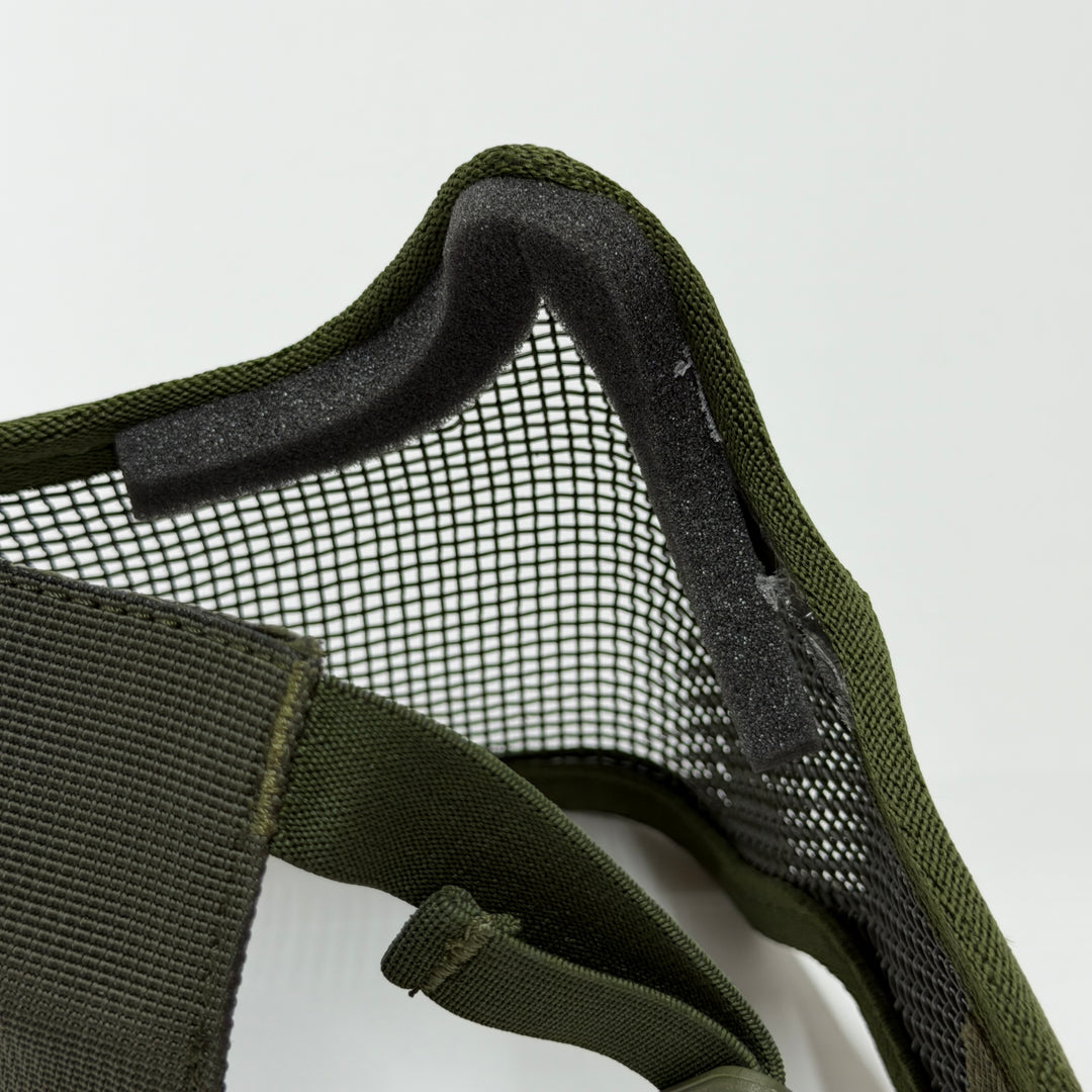 Air Raid Steel Mesh Half Face Mask