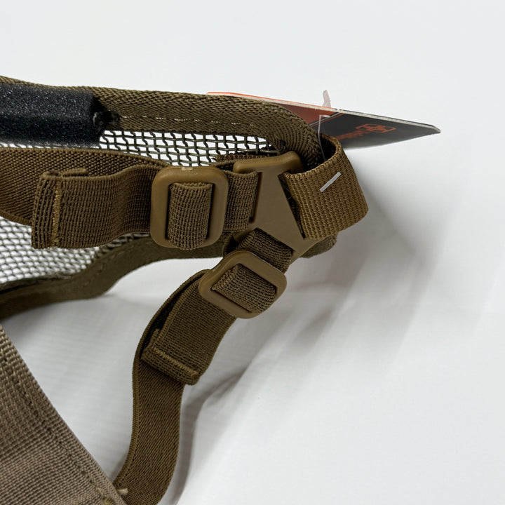 Air Raid Steel Mesh Half Face Mask