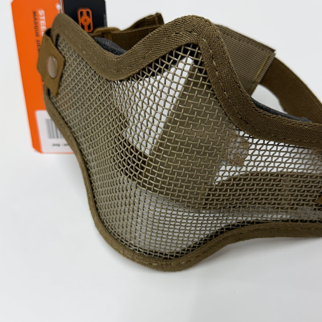 Air Raid Steel Mesh Half Face Mask