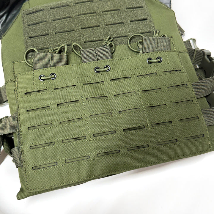 Air Raid Laser Cut MOLLE Plate Carrier with Triple Magazine Pouch