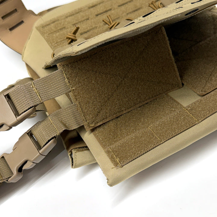Air Raid Laser Cut MOLLE Plate Carrier with Triple Magazine Pouch
