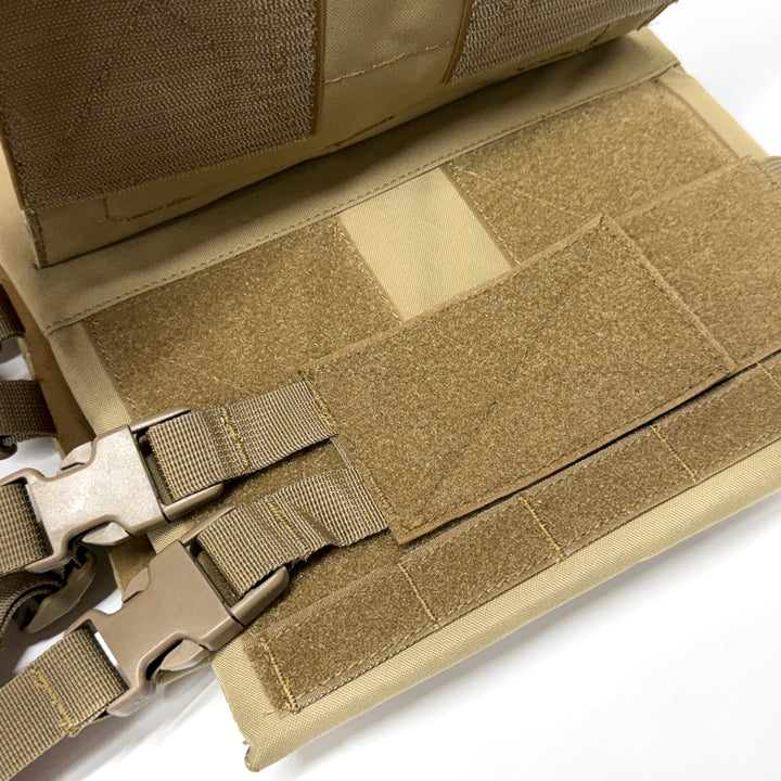 Air Raid Laser Cut MOLLE Plate Carrier with Triple Magazine Pouch