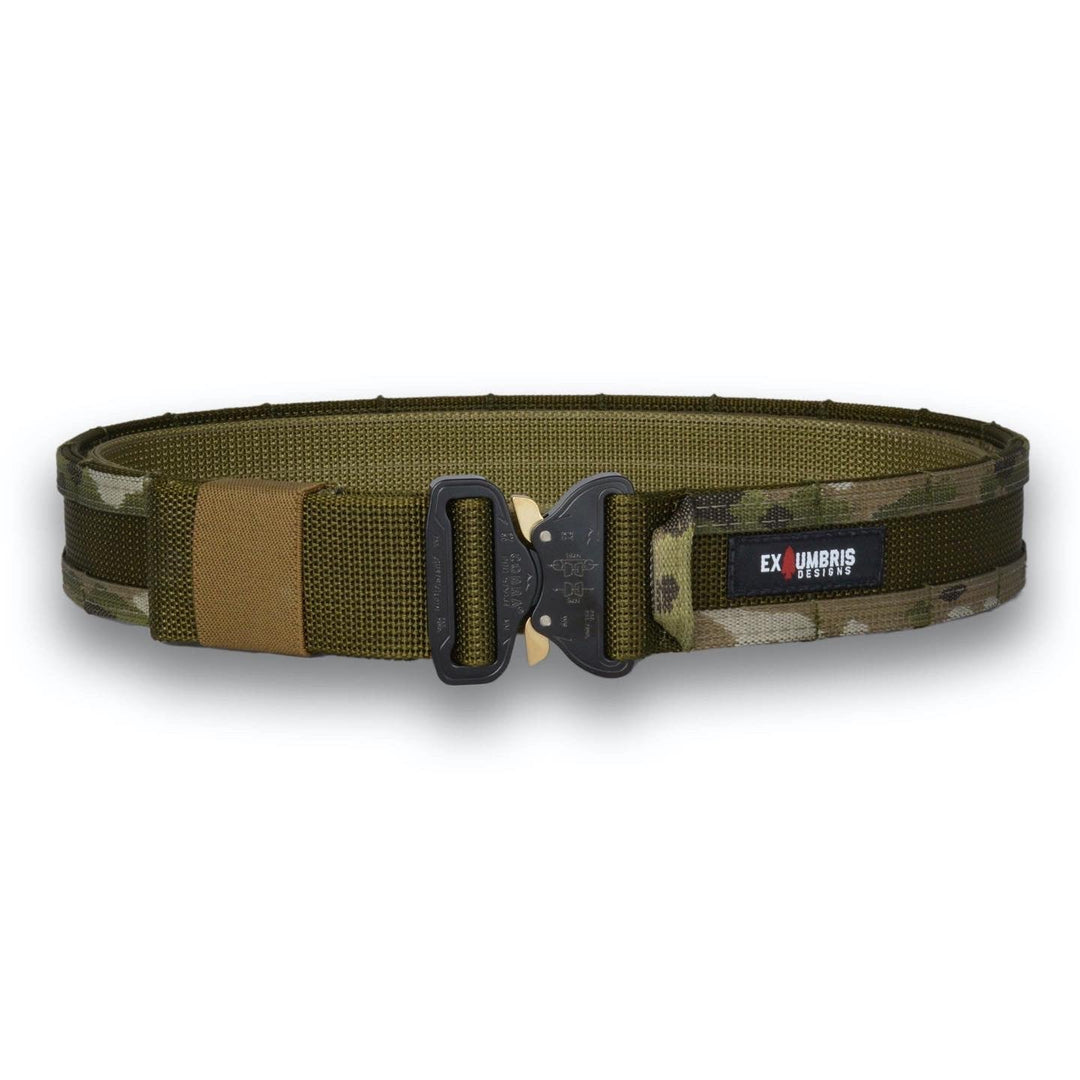 2” Assault Belt - MultiCam/Military Green w/Black Buckle - TippmannParts