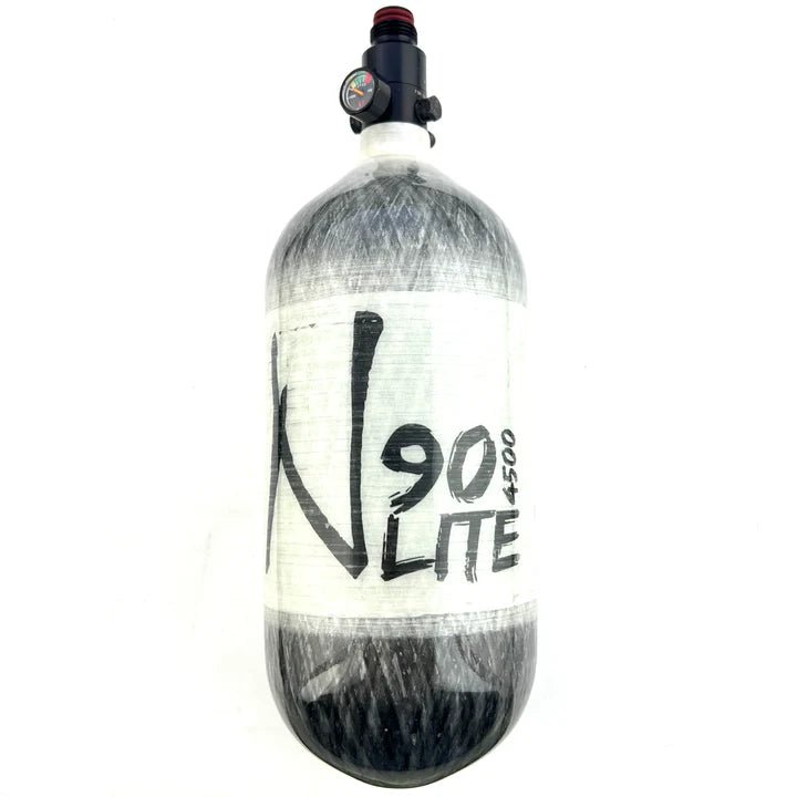 2021 Ninja Lite SHP 90ci 4500psi HPA Tank - New - Older Date Stamp - Ghost Grey - TippmannParts