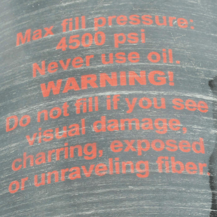 Ninja Carbon Fiber 4500psi HPA Tank with 5 Year Hydro - DGO
