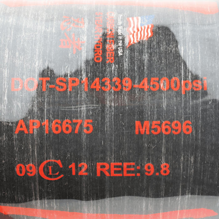 Ninja Carbon Fiber 4500psi HPA Tank with 5 Year Hydro - DGO