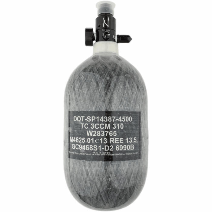 Ninja Grey Ghost 4500psi HPA Tank with 5 Year Hydro - DGO