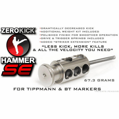 TechT Paintball Products Zero Kick Hammer SE with Striker Extension