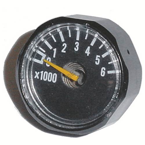 Gauge - Micro - Black - 6000psi - Ninja Part #NINJAGAUGE6K