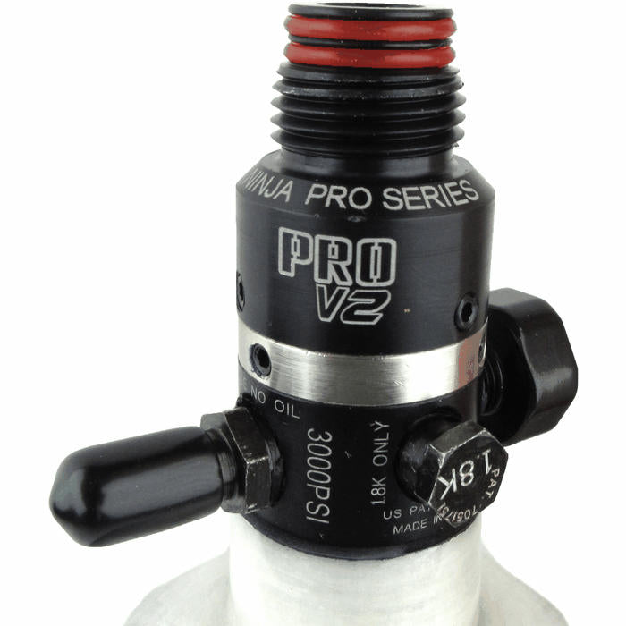 Ninja Grey Ghost Fiber Wrapped Aluminum 4500psi HPA Tank - DGO
